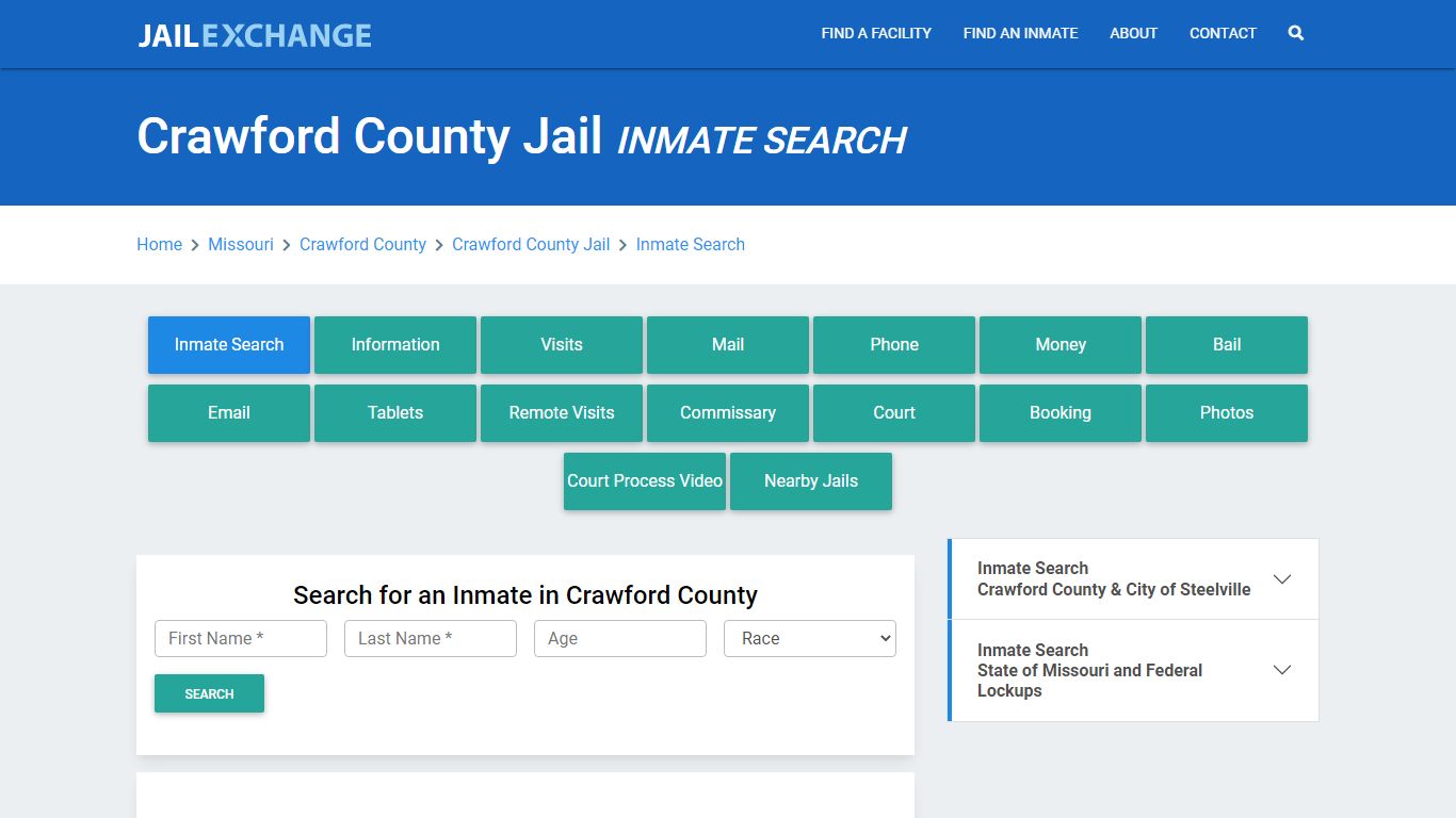 Crawford County Jail, MO Inmate Search: Roster & Mugshots