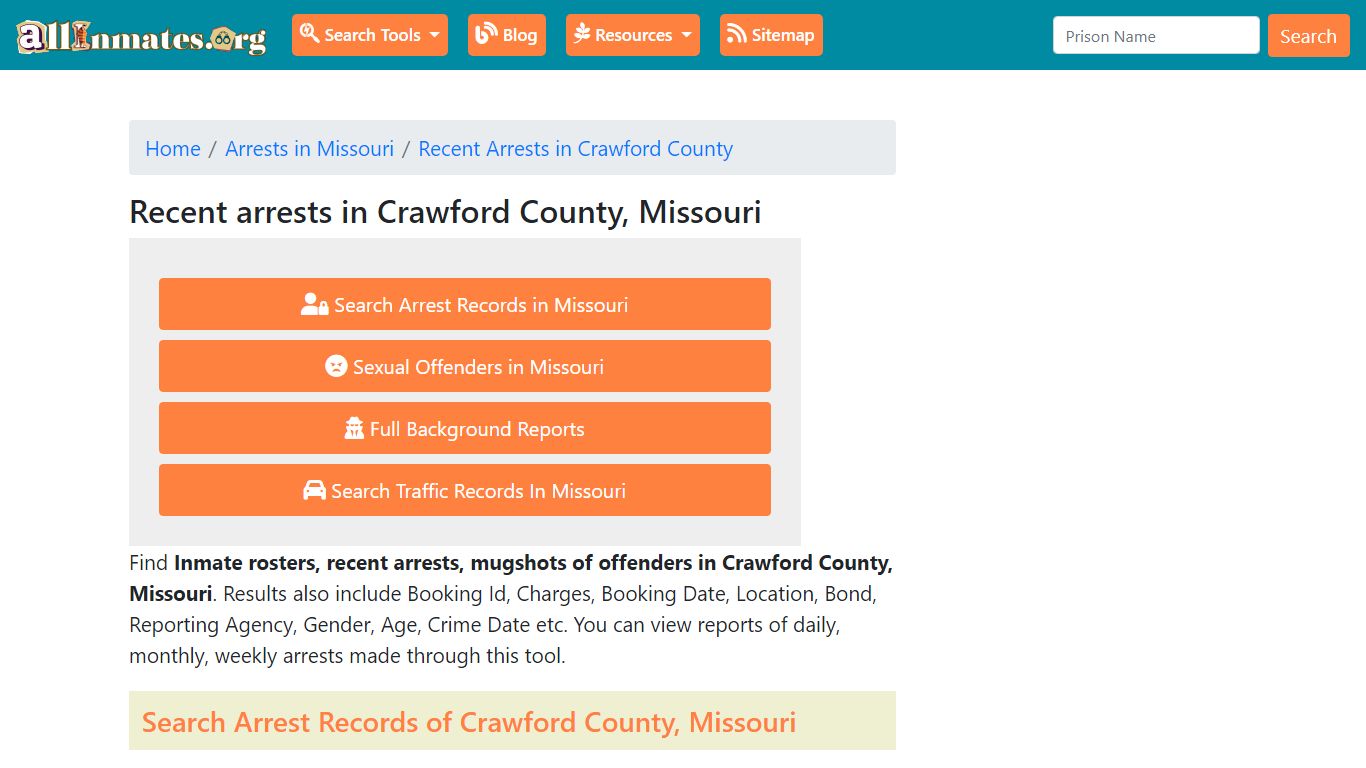 Recent arrests in Crawford County, Missouri | Mugshots, Rosters ...