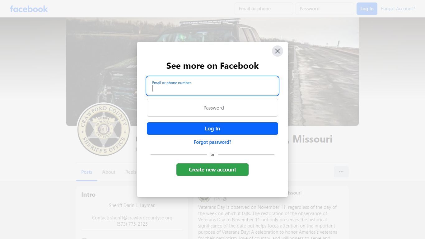 Crawford County Sheriff's Office, Missouri | Steelville MO - Facebook